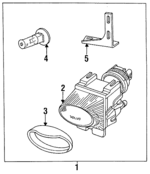 3524921 - : 1996-1997 Volvo 850 - Fog Lamp Assembly for Volvo: 850 Image
