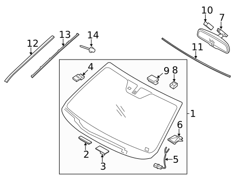 Reveal Moldings for 2017 Kia Sorento #0