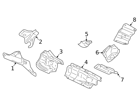 Heat Shields for 2017 Audi A4 allroad #0