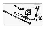 53601S04A54 - Steering: Steering Gear for Honda: Civic Image