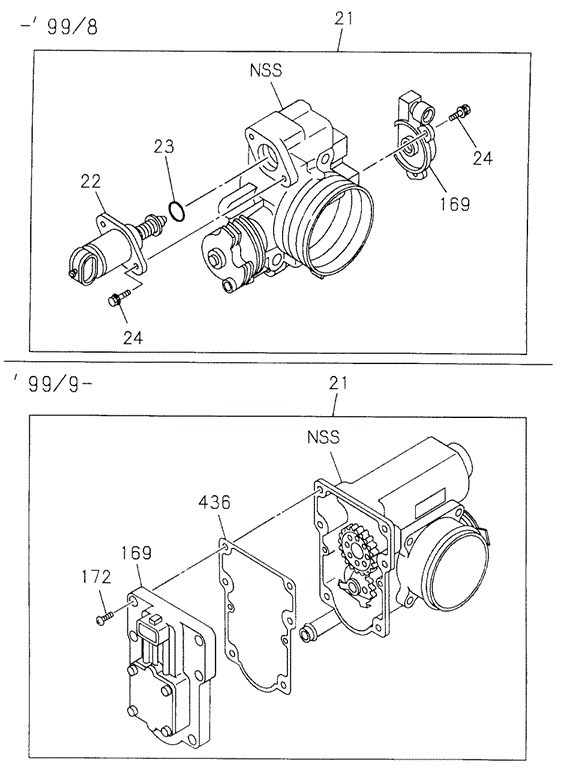 Throttle Body for 2000 Honda Passport #0