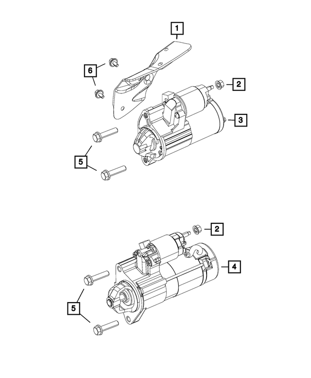 6502993 - Electrical: Hex Flange Head Bolt for Mopar Image image