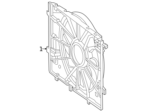 Cooling Fan for 2022 Mercedes-Benz GLE 63 AMG&reg; S SUV #0
