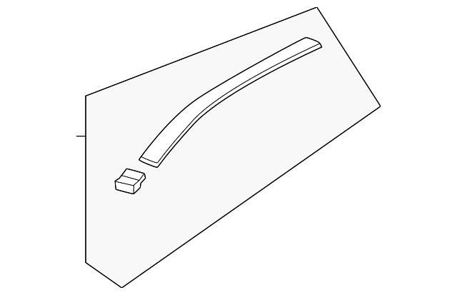 2025-2026 Buick Enclave Roof Molding 85102792 | OEM Parts Online