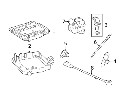Ignition System for 2016 Mercedes-Benz Sprinter 3500 #0