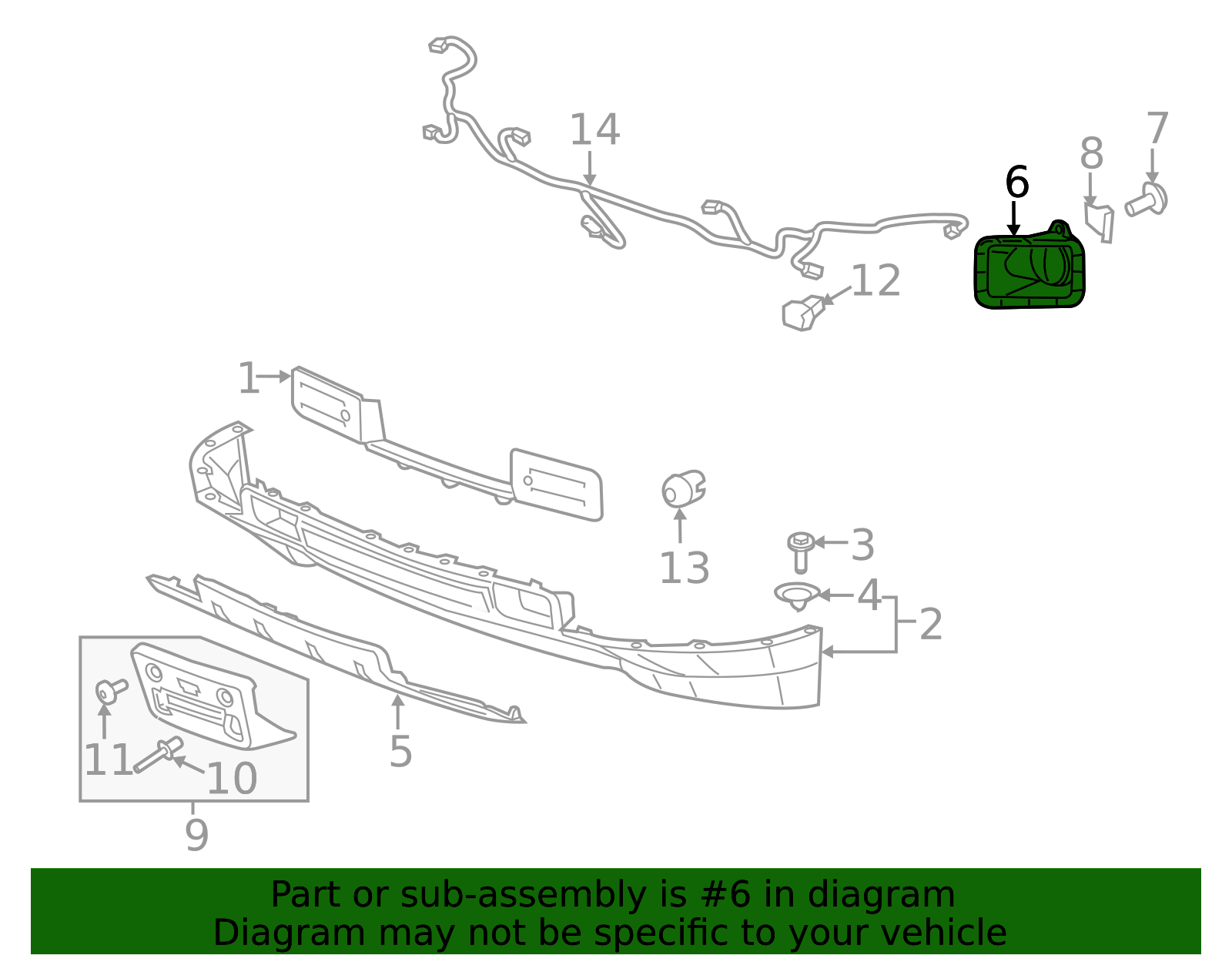 Sell Driving Fog Light Lamp Assembly Driver's Left Side In USA, US, For