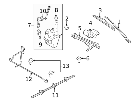 Wipers for 2010 Mercury Mariner #0
