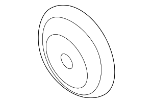 94810283900 - Cooling System: Accessory Drive Belt Idler Pulley Cap for Porsche Image