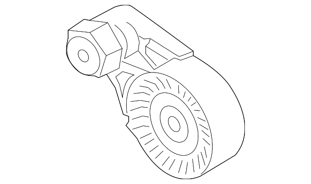 Accessory Drive Belt Tensioner Assembly - Porsche (9A1-102-211-00)