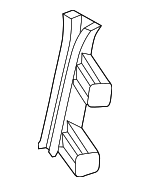82550J9000 - Body: Rear Channel for Hyundai: Kona, Kona Electric, Kona N Image
