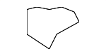 941000076 - Body: Rear Spoiler Clip for Suzuki Image
