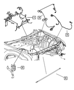68065208AC - : Headlamp To Dash Wiring for Mopar Image