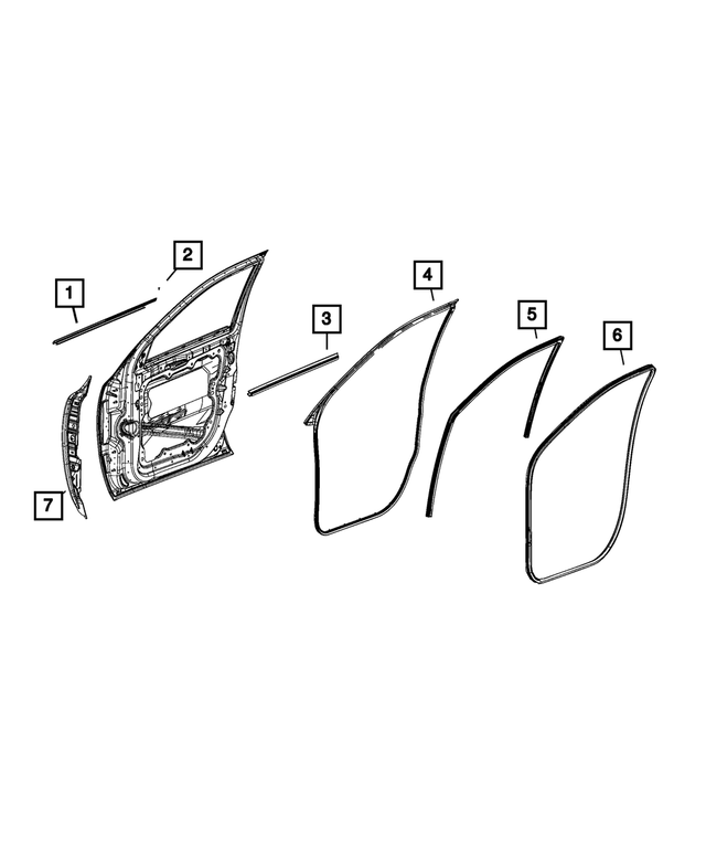 6104625AA - Doors, Door Mirrors and Related Parts: Screw for Mopar Image