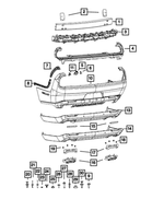 6101981 - Frame, Bumper and Fascia: Screw for Dodge: Challenger Image