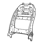 68260534AC - Body: Seat Back Frame for Mopar Image