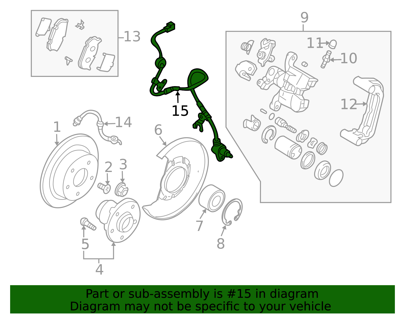 G21D-43-71YC - ABS Sensor - 2006 2007 Mazda 6 | Mazda Parts Factor