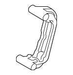 GP7A26281A - Brakes: Disc Brake Caliper Bracket for Mazda Image