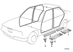 51721974078 - Vehicle Trim: Edge Protection Front for BMW Image