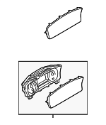 EA8Z10849CA - : Instrument Cluster for Ford: Flex Image
