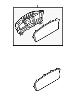 EA8Z10849AA - : Cluster Assembly for Ford: Flex Image