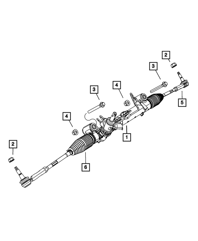 R4584569AF - Steering: Rack And Pinion Gear, Remanufactured for Mopar Image