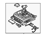 88210JI041 - Body: Seat Adjuster for Hyundai Image