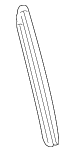 73850SHJA01 - : 2005-2010 Honda Odyssey - Seal L Front Quarter Glass for Honda: Odyssey Image