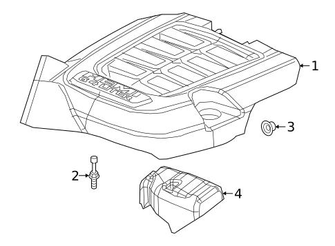Engine Appearance Cover for 2022 Ram 3500 #0