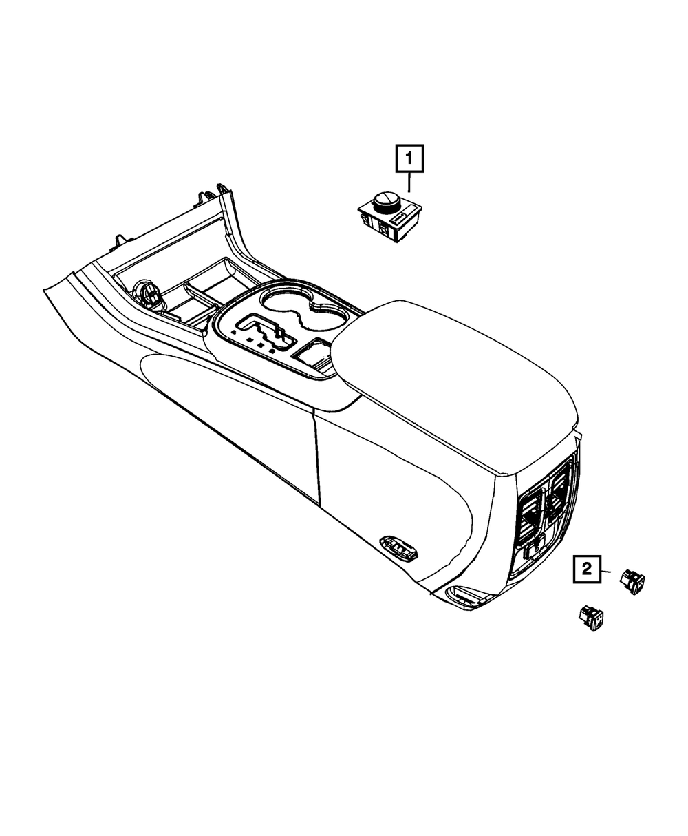 2011-2013 Jeep Grand Cherokee Transfer Case Switch 56046233AD | My
