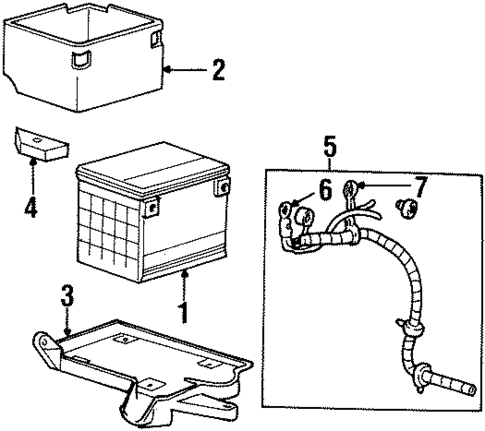 Battery for 1997 Oldsmobile Achieva #0