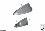 65209371344 - : Empty Housing For Roof Antenna, Primed for BMW: 228i, 228iX, 230i, 330e, 330eX, 330i, 330iX, 530e, 530eX, 530i, 530iX, 540dX, 540i, 540iX, 740eX, 740i, 740iX, 745eX, 750i, 750iX, BMW ALPINA B7, M235iX, M240iX, M3 Comp. M xDrive, M3 Competition, M340i, M340iX, M5, M5 CS, M550iX, M760iX Image