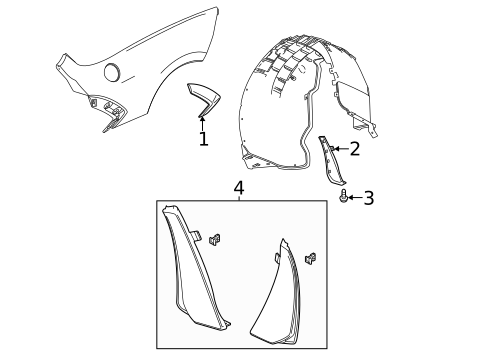 Exterior Trim - Quarter Panel for 2022 Chevrolet Corvette #0