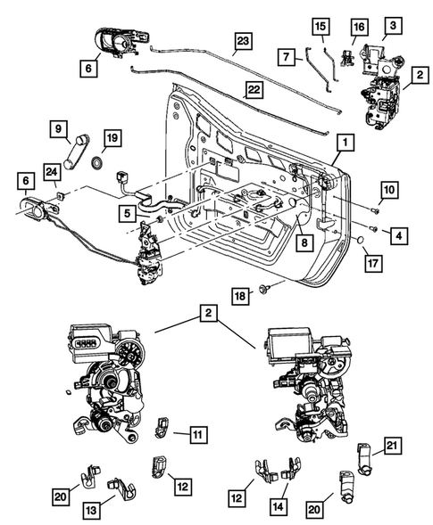 Front Door for 2008 Jeep Wrangler #2