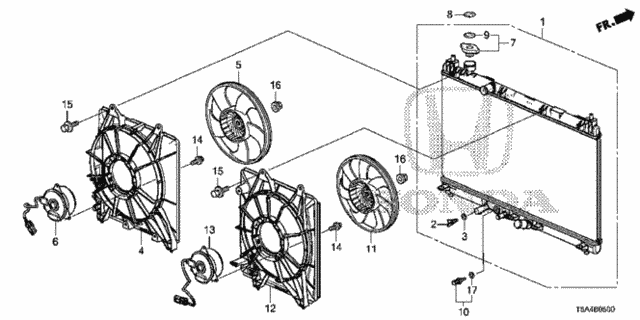 Radiator for 2016 Honda Fit #0