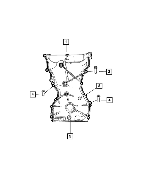 Timing Belt/Chain and Cover and Balance Shaft for 2008 Dodge Caliber #2