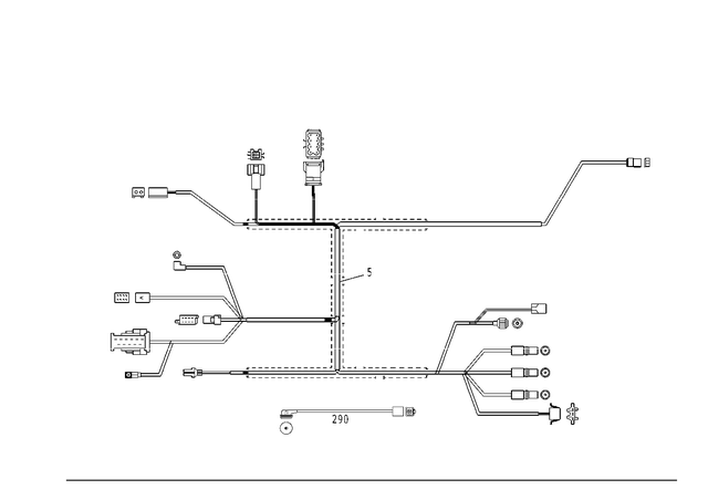 210440500564 - Electrical System: Wiring Harness for Mercedes-Benz Image image