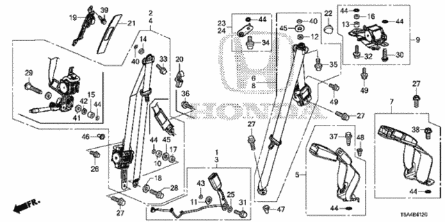 Seat Belts for 2016 Honda Fit #0