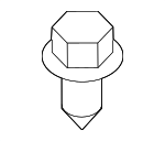 155309951 - Body: Pkg Tray Trim Clip for Nissan Image