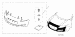 8P35SL0200R1 - Accessory Components: HARDWARE KIT, NOSE MASK for Honda Image