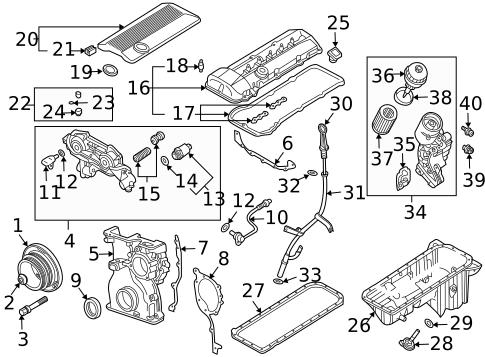 Engine Parts for 2004 BMW X3 #0