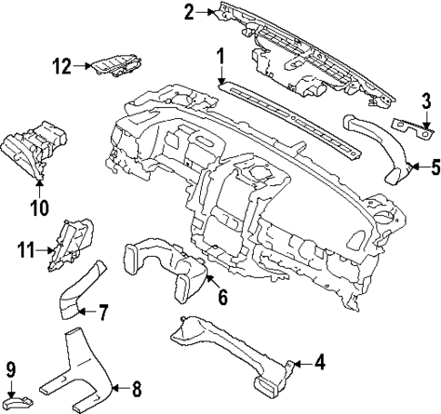 Ducts for 2025 Subaru WRX #0
