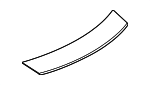 9J1827933BG2X - Body: Rear Spoiler for Porsche: Taycan Image