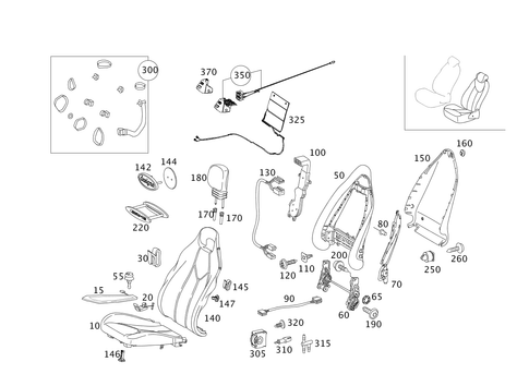 Left Seat for 2008 Mercedes-Benz SLK280 #0