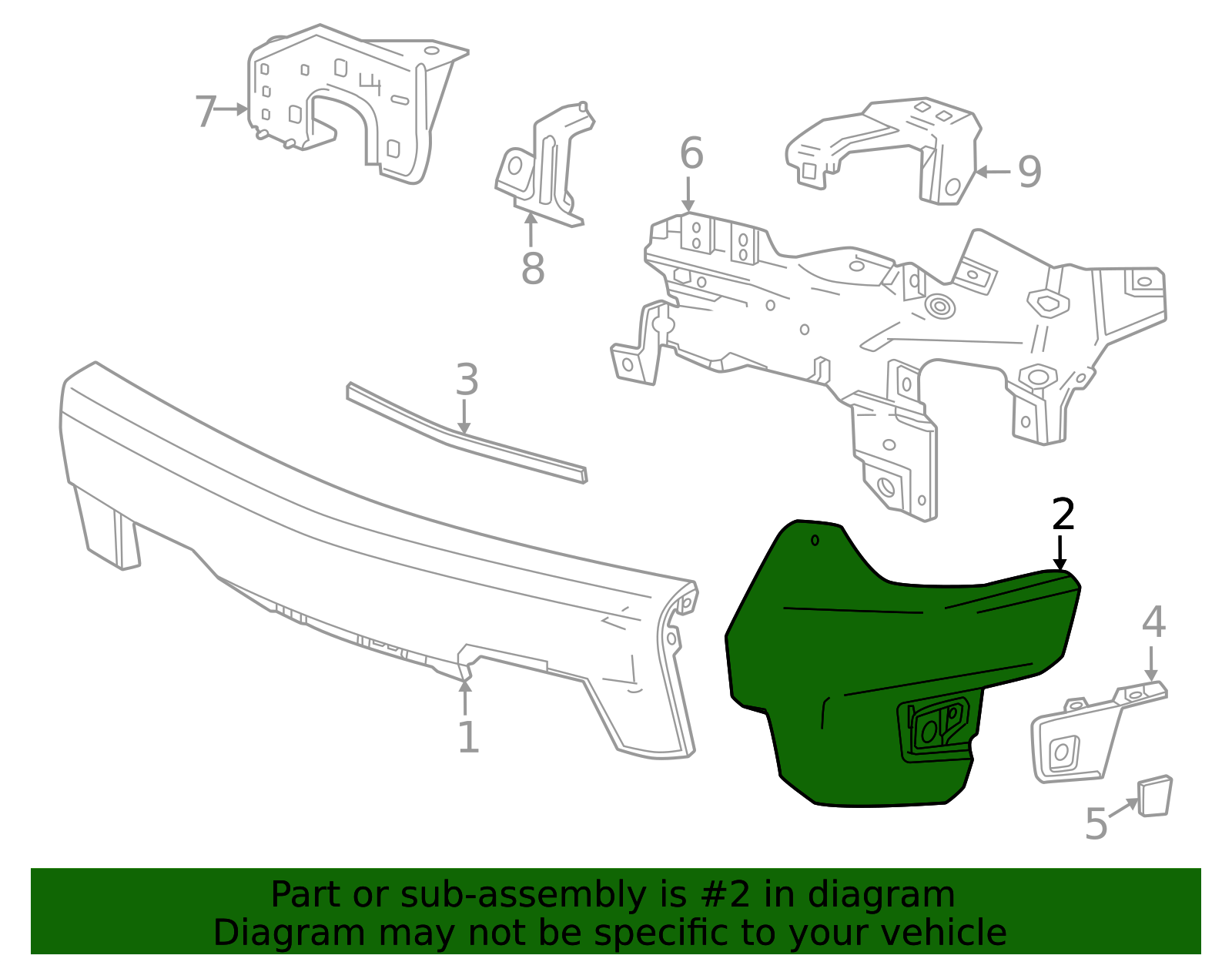 2022-2024 Chevrolet Silverado 1500 Side Panel 85589116 GM ...
