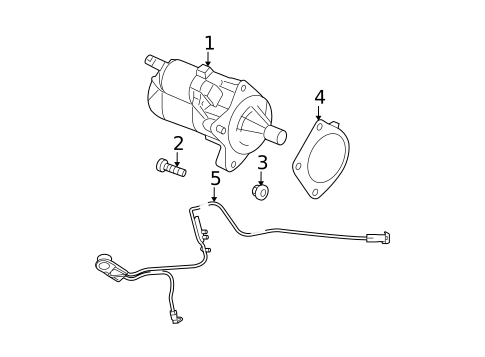 Starter for 2008 Dodge Avenger #0