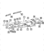 5016875AA - : Cab Bracket for Dodge: Ram 1500, Ram 2500, Ram 3500 Image