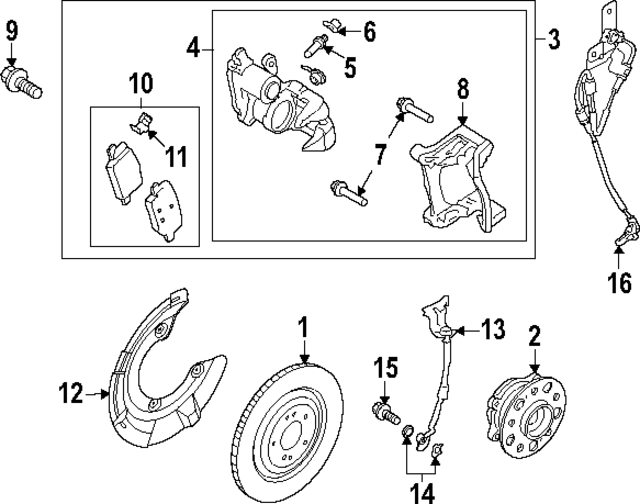 58302DSA00 - : Brake Pads for Hyundai Image