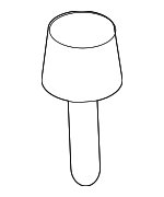 5338448020 - Body: Hood Bumper for Toyota: Venza Image