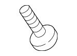 N91182101 - Body: Mirror Base Screw for Porsche: 911, Cayenne, Panamera Image