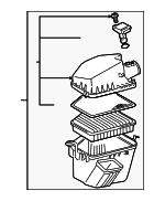 1770031570 - : Air Cleaner Assembly for Lexus: GS300, GS450h Image